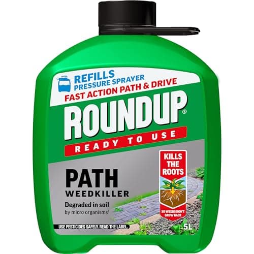 Image of Roundup Path Weedkiller, Ready to Use, Refill for Pressure Sprayer, 5 Litre