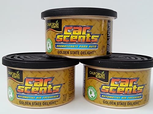 Image of California Car Scents – Golden State Delight Air Freshener Pack of 3