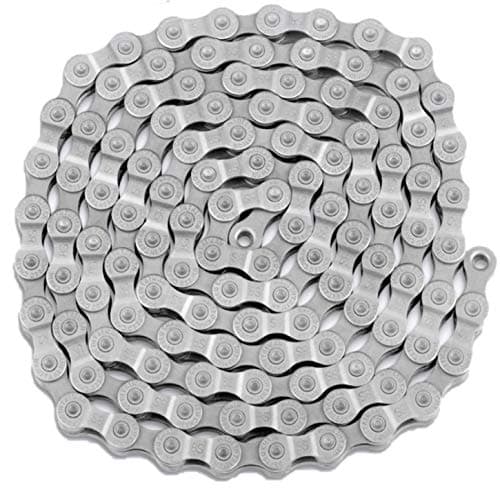 Image of TOOPRE 6/7/8-Speed Bicycle Chain, 116 Links Steel High Strength Bike Derailleur Chain for 6/7/8-Gear Road Mountain Bicycle (4.9ft)
