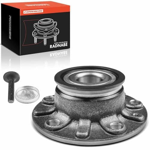 Image of Frankberg 1x Wheel Bearing Hub Rear Axle Compatible with Golf VI 5K1 2008-2013 Golf VII 5G1 BE1 2012-2020 A3 8P7 2008-2013 A3 Sportback 8PA 2004-2013 Leon 1P1 2005-2012 Replace# 1K0598611