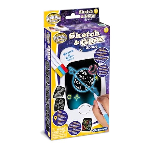 Image of Brainstorm Toys Sketch & Glow - Stem Educational and Interactive Toy (Space)
