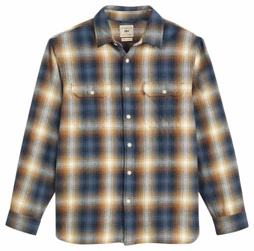 Image of Levi's Men's Jackson Worker Shirt, Warwick Plaid Vintage, L