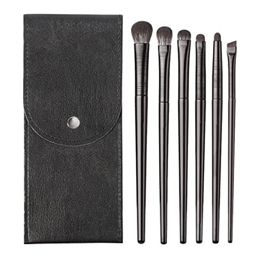 Image of LacyMC Eye Makeup Brush Set,Angled Brush Precision Eyeshadow Tools for Blending Defining Smudging Shading