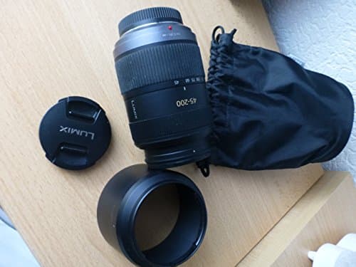 Image of Panasonic H-fs045200e Lumix G Vario 45-200mm F4-5.6 ASPH Mega O.I.S Lens Black