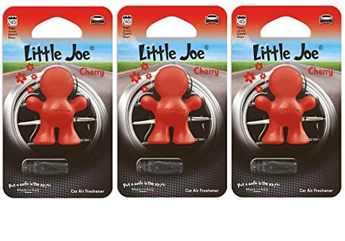 Image of Little Joe Set of 3 Air Freshener Up to Zi 45 Days Fresh Air in Car, Truck, Office, Home, Wardrobe etc. (Red/Cherry)