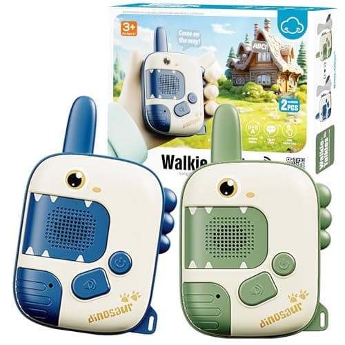 Image of Walkie Talkie Kids - Toys for 2 3 4 5 6 Year Old Boys Girls Dinosaur Toys for Boys Gifts for 5 6 7 8 Year Olds Kids Age 4-7 Walkie Talkie Outdoor Camping Gifts Birthday Xmas Easter Stocking Fillers