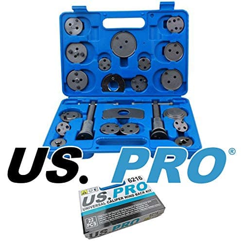 Image of US PRO 22pc Universal Brake Piston Caliper Wind Back Tool Kit 6216