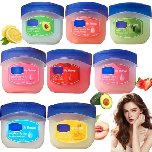 Image of 8PCS Travel Lip Balm Set for Men,Moisturizing Repair for Day&Night Care,Hydrating Treatment for Very Dry & Cracked Lips,Mini Lip Balm Stick for Women,Long Lasting Lips Moisturizer set