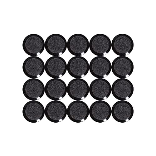 Image of MAUL 15 mm 0.17 kg Maulpro High Quality Round Magnet for Whiteboards - Black (Pack of 20)
