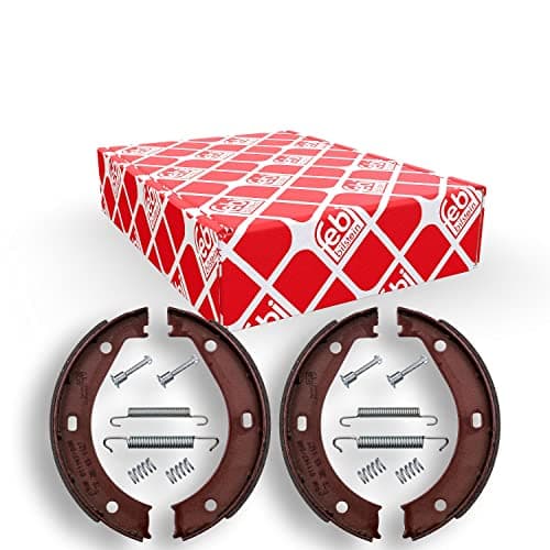 Image of febi bilstein 32170 Brake Shoe Set for parking brake, with additional parts, pack of two