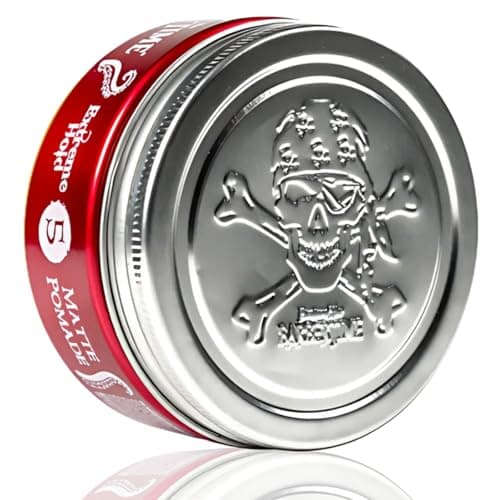 Image of BARBERTIME Hair Styling Matte Clay Wax No5 | Matte Clay Pomade Texture | Natural Messy Look Extreme Hold 150 ml