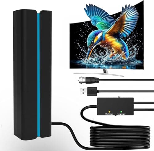 Image of Smart Signal Seamless Viewing Next-Gen tv antenna,Indoor/Outdoor Freeview 280+ Miles Long Range Support 4K 1080P TV System for Caravans and Motorhomes