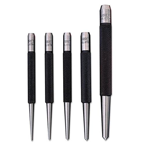 Image of STARRETT Center Punch Set - Model: S117PC Diameter: 1/16,5/64,3/32,1/8,5/32,1/4 by Starrett
