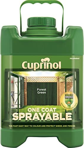Image of Cuprinol 5L Spray Fence Treatment - Forest Green