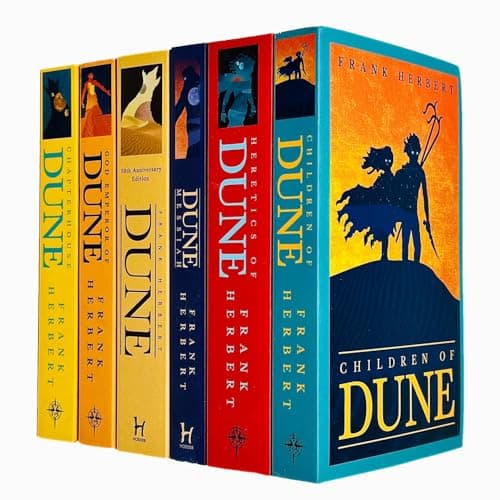 Image of Dune Series 6 Books Collection Set By Frank Herbert (Dune, Dune Messiah,God Emperor Of Dune, Heretics of Dune, Chapter House Dune, Children Of Dune)