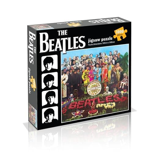 Image of Paul Lamond Games The Beatles Segeant Pepper Puzzle (1000 Pieces), Bright Red and Color Mixes