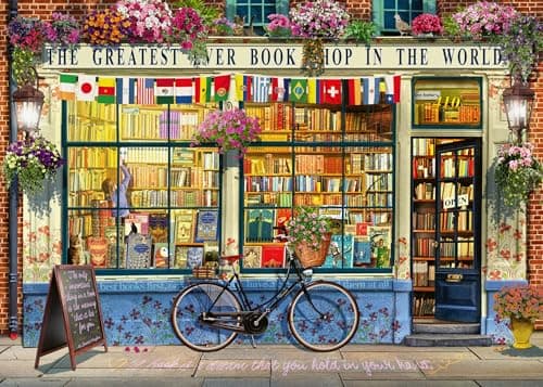 Image of Ravensburger The Greatest Bookshop 1000 Piece Jigsaw Puzzles for Adults and Kids Age 12 Years Up