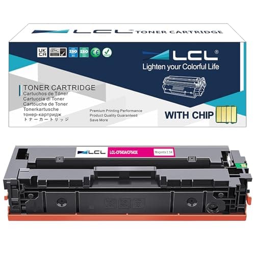 Image of LCL CF543X Magenta Toner Cartridge Replacement for HP 203A 203X CF543A CF543X Replacement for HP Color Laserjet Pro M254dw M254dn M254nw MFP M281fdw M281fdn M281cdw M280nw (1 Pack)