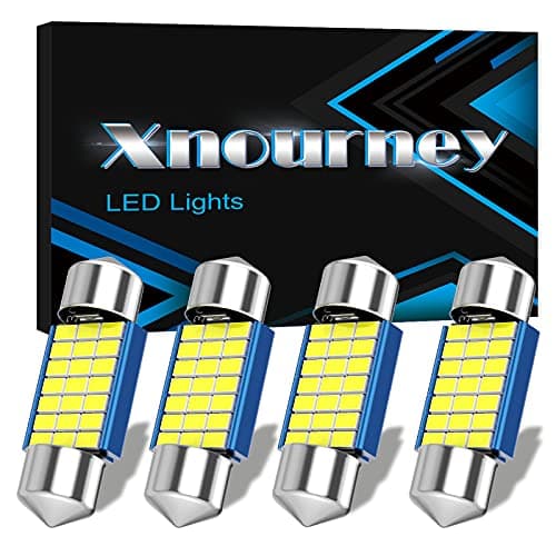 Image of Xnourney 31mm DE3175 LED Festoon Bulbs, 3021 DE3022 DE3023 Bulbs White,12V 21SMD 3014 Chipsets for Car Interior Dome Map Trunk Light,1.22 inches 31mm, 4pcs