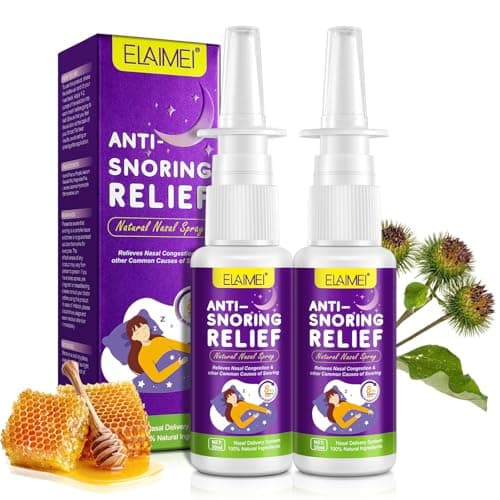 Image of 2 Pack Snoring Aids for Men & Women, Natural Plant Anti Snoring Spray, Effective Sleep Aid Snore Reduction, Improves Airflow, Anti Snoring Devices for Better Breathing Relief, 8 hrs Prolonged Action