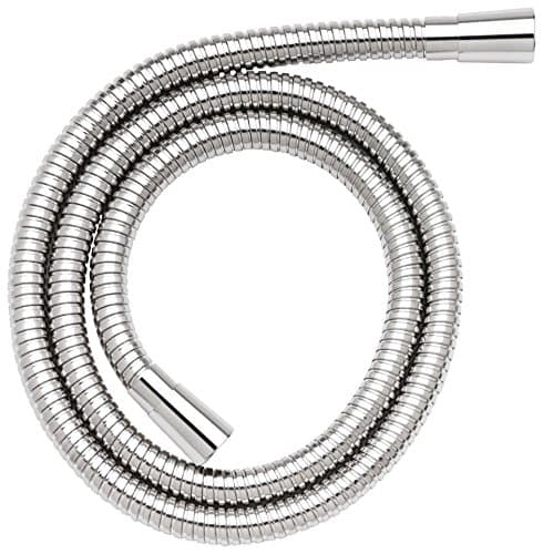 Image of Croydex Essentials Reinforced Stainless Steel 1.75m Shower Hose - Double Wound Extra Strong Flexible Hose, Universal Compatibility Ideal for Electric Showers