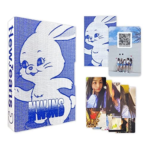 Image of NewJeans - 1st EP [New Jeans] (Weverse Albums) Out Box + Lyrics + Photocards + QR Card + 3 Extra Photocards