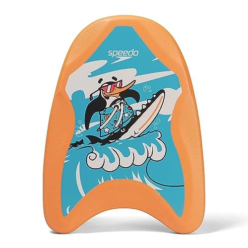 Image of Speedo Unisex-Youth Float and Training Aid | Learn to Swim | Floatation Learn To Swim, Chima Azure Blue/Fluro Orange, One Size