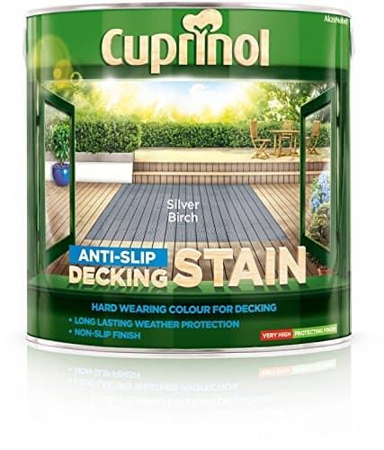 Image of Unknown Anti Slip Decking Stain Silver Birch 2.5 Litre