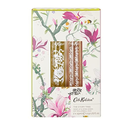 Image of Cath Kidston Story Tree-Wake Up & Wind Down EDT Rollerball Duo - 2 x 15ml in Two Fragrances, Stay Refreshed and Relaxed