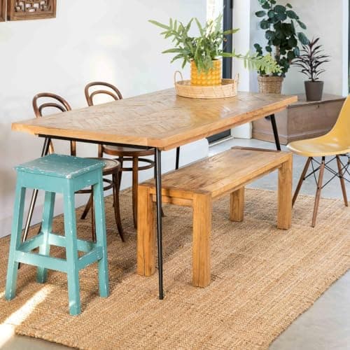 Image of 100% Natural Jute Rug Flatweave Eco Friendly Durable Versatile Area Rugs 120cm x 170cm