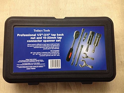 Image of Todays Tools TT Professional 1/2"-3/4" Tap Back Nut & 15-22mm Compression Fitting Set PTBNSS