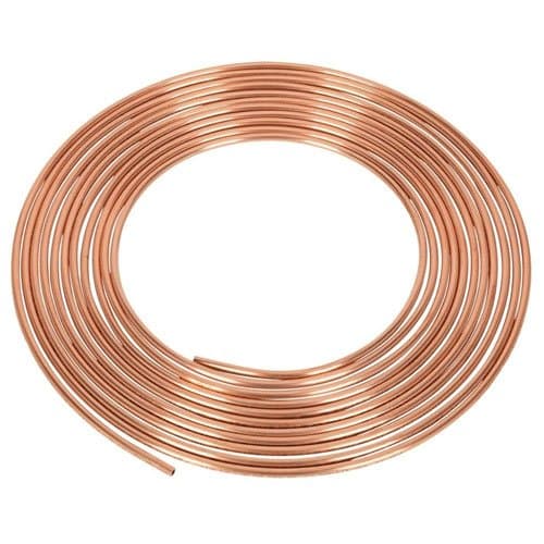 Image of 3/16 x 25FT Copper Brake Pipe Copper