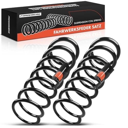 Image of Frankberg 2x Coil Spring Rear Compatible with Focus II DA DP HCP Hatchback 2004-2012 Focus II DA DB DH FCH Notchback 2005-2012 Replace# 1335393