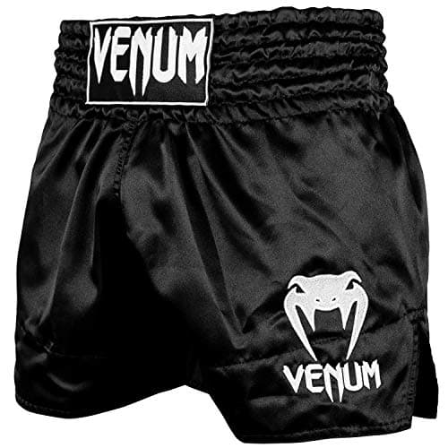 Image of Venum, Classic Muay Thai Shorts, Men's, L, Black/White
