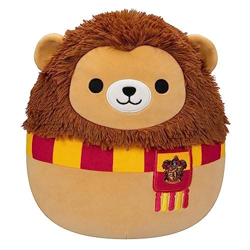 Image of Squishmallows Original Harry Potter 8-Inch Plush - Medium-Sized Ultrasoft Official Jazwares Plush (Gryffindor Lion)