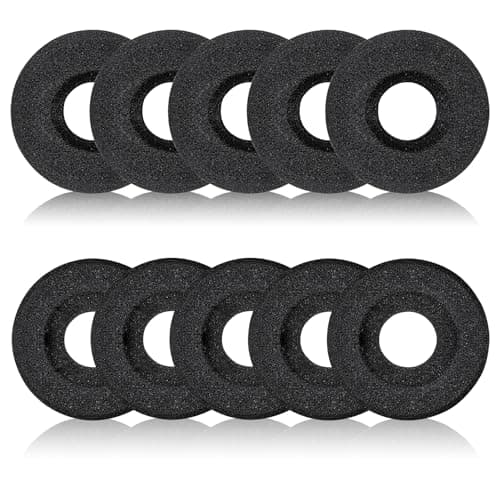 Image of Ear Cushions for Plantronics Headset, Replacement Headphone Pads Covers Ear Pads for Plantronics HW261N HW251N HW520 Blackwire 3210 3220 3310 3320 C3225 Jabra PRO 920 930 9450 Biz 2300 2400 (10 Pack)