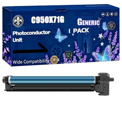 Image of C950X71G Photoconductor Unit Compatible for Lexmark C950de X950de X952de X954de Printers, Black High Yield 80000 Pages Printer Accessories (1 Pack Black)