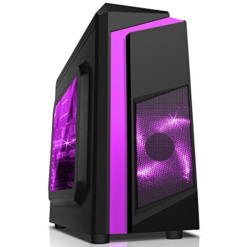 Image of OCHW F3 Purple Ultra Fast Gaming PC Desktop Computer AMD A8 9600 Quad Core ATI Radeon HD R7 Graphics USB 3.0 1TB, 120GB SSD 16GB DDR4 Wifi Windows 10 Pro