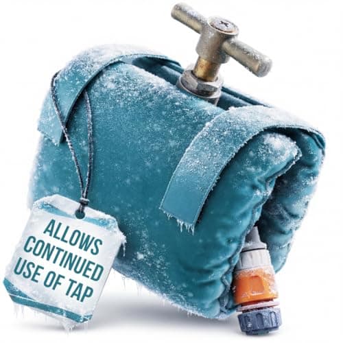 Image of Medipaq Thermal Tap Jacket - 1x Outside Tap Covers for The Winter - Tap Covers for Outdoor Taps - Outside Tap Cover Frost Protector - Garden Tap Cover