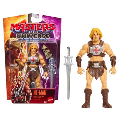 Image of Masters of the Universe Movie He-Man 5.5 Inch Action Figure Hero Toy, Content Accurate Nicholas Nick Galitzine, 14 Movable Joints & Power Sword, JKH89