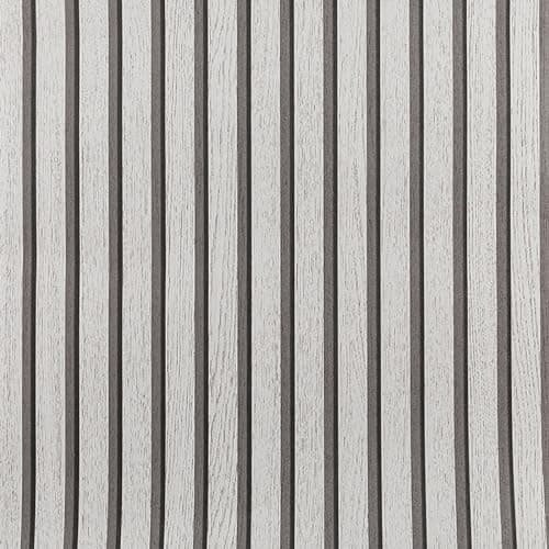 Image of Swehooirt Wood Slats Wallpaper Light Gray Wallpaper Panel Wood Grating Rustic Wooden Slat Wall Panelling for Bedroom Living Room Hallway Stairs Lounge Hall