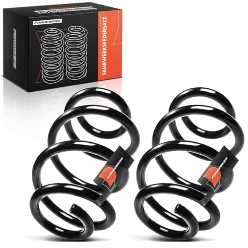 Image of Frankberg 2x Coil Spring Rear axle Left Right Compatible with A-Klasse W176 2012-2018 CLA Coupe C117 2013-2019 Replace# RA5026