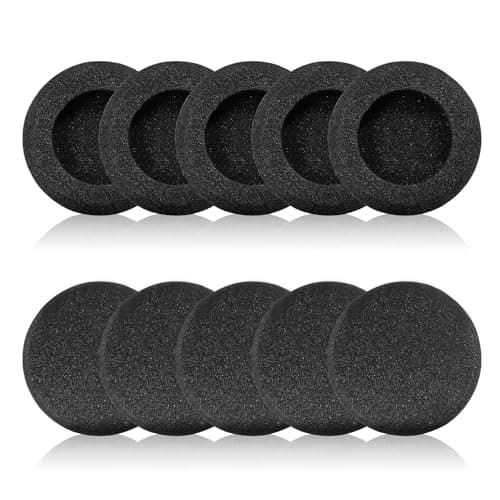 Image of Ear Cushions for Jabra Headset Replacement Headphone Pads Earpads Ear Pads Covers for Jabra PRO 920 930 9450 9460 Biz 2300 2400 Plantronics Blackwire 3210 3220 3320 C3225 HW261N HW510 HW520 (10 Pack)