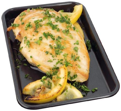 Image of Stellar Single Portion Non-Stick Baking Tray 17cm x 11cm x 1.5cm Heavy Duty, Dishwasher Safe