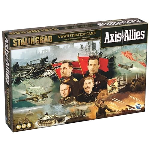 Image of Renegade Game Studios Axis & Allies: Stalingrad – WWII Strategy Board Game, 2-Player Tactical Warfare, 150+ Miniatures, Two Historic Scenarios, Ages 14+