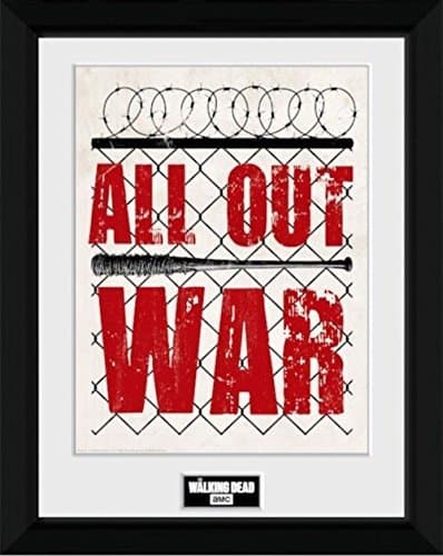 Image of The Walking Dead - All Out War - Official Collectors Framed Print (Poster) (13.5x17.5)