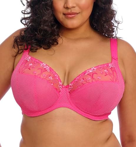 Image of Elomi Women's Charley Underwire Plunge Bra, Pink, 36DD