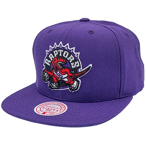 Image of Mitchell & Ness NBA/HWC Team Ground 2.0 Snapback, Toronto Raptors - Purple, One Size