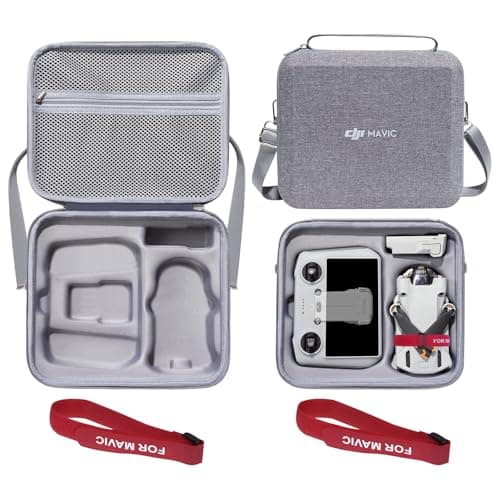 Image of LINGHUANG Mini 3 Pro Drone Hard Carrying Case, Original Storage Case with Propeller Holder Strap Kit for DJI Mini 3 Pro, Mini3 Drone and 2 Batteries