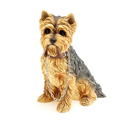 Image of Lesser & Pavey Sitting Walkies Yorkshire Terrier, Black/Tan, h17cm